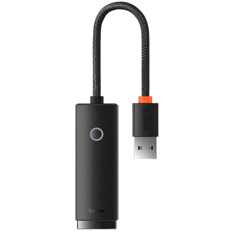Baseus Lite Series Adaptador USB para RJ45 Preto