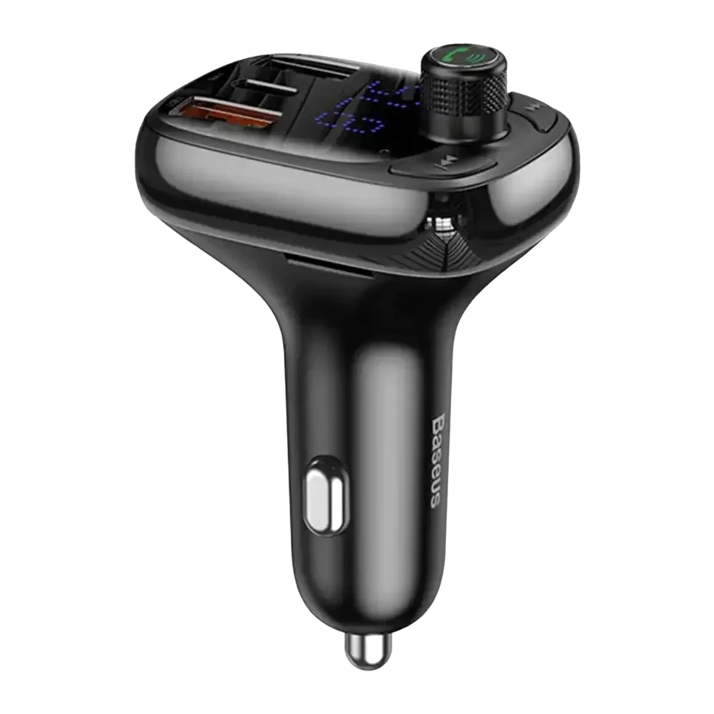 Transmissor FM Baseus T Shaped S-13 USB-A/USB-A/USB-C