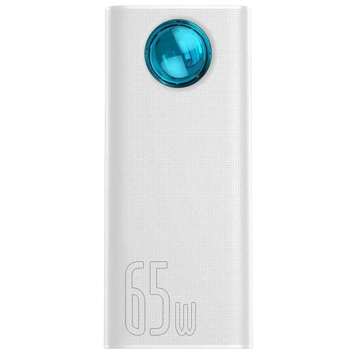 Baseus Amblight 30000 mAh 65W Branco - Banco de potência