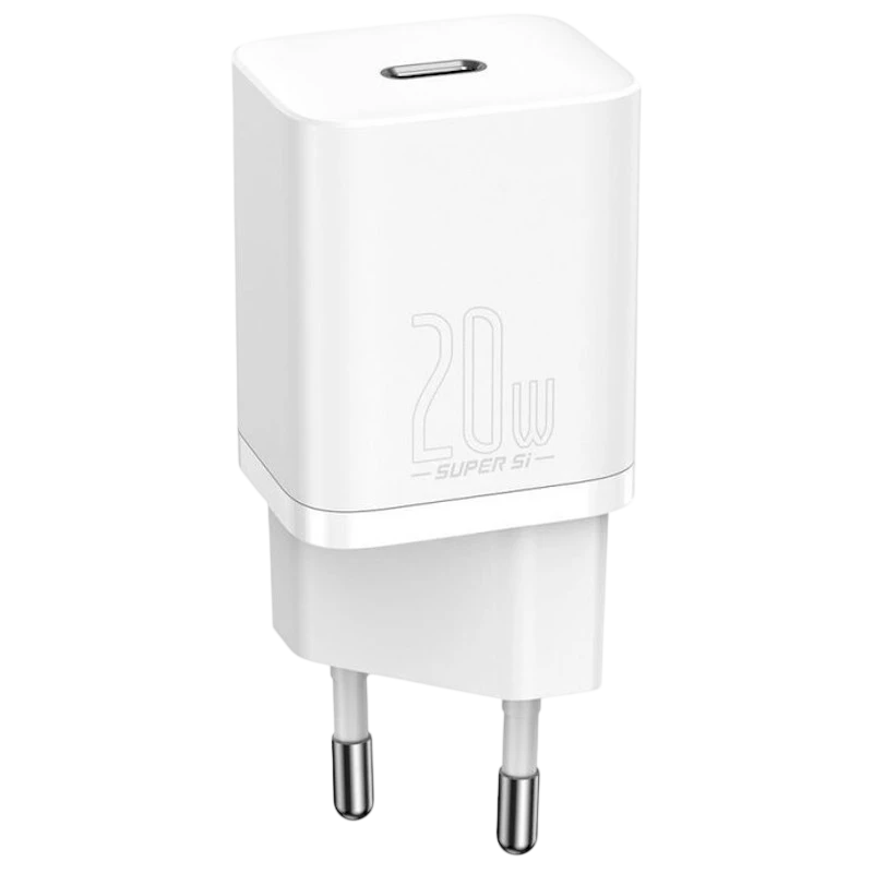 Baseus Super Si Quick Charger 1C 20W Branco - Carregador de parede