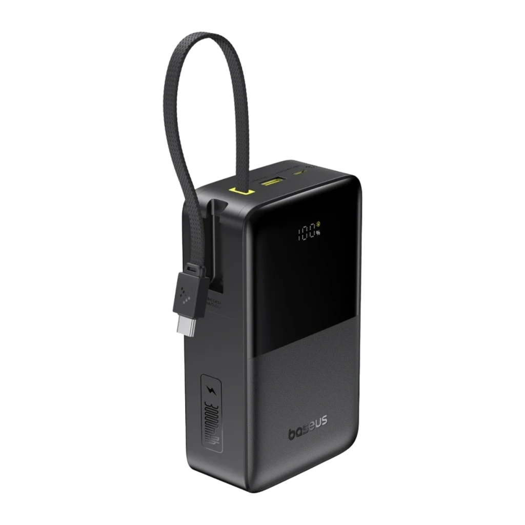 Power Bank Baseus EnerFill FC51 Bipow 2 Pro 30000mAh Cabo USB-C integrado