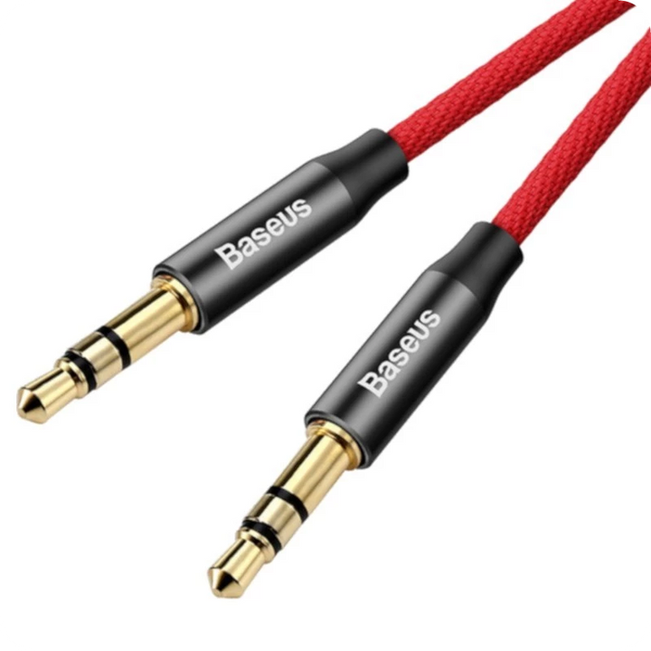 Baseus Yiven Cabo Adaptador Mini Jack 3,5mm Macho para Mini Jack 3,5mm Macho 1.5M Preto