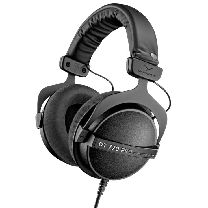 Beyerdynamic DT 770 Pro 80 Ω Preto Edição Limitada - Auscultadores fechados de estúdio com fio