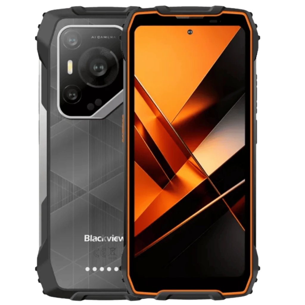 Blackview BL7000 Pro 5G 512 GB Laranja  Ecrã FHD+ a 120 Hz 8 GB de RAM - Rugged