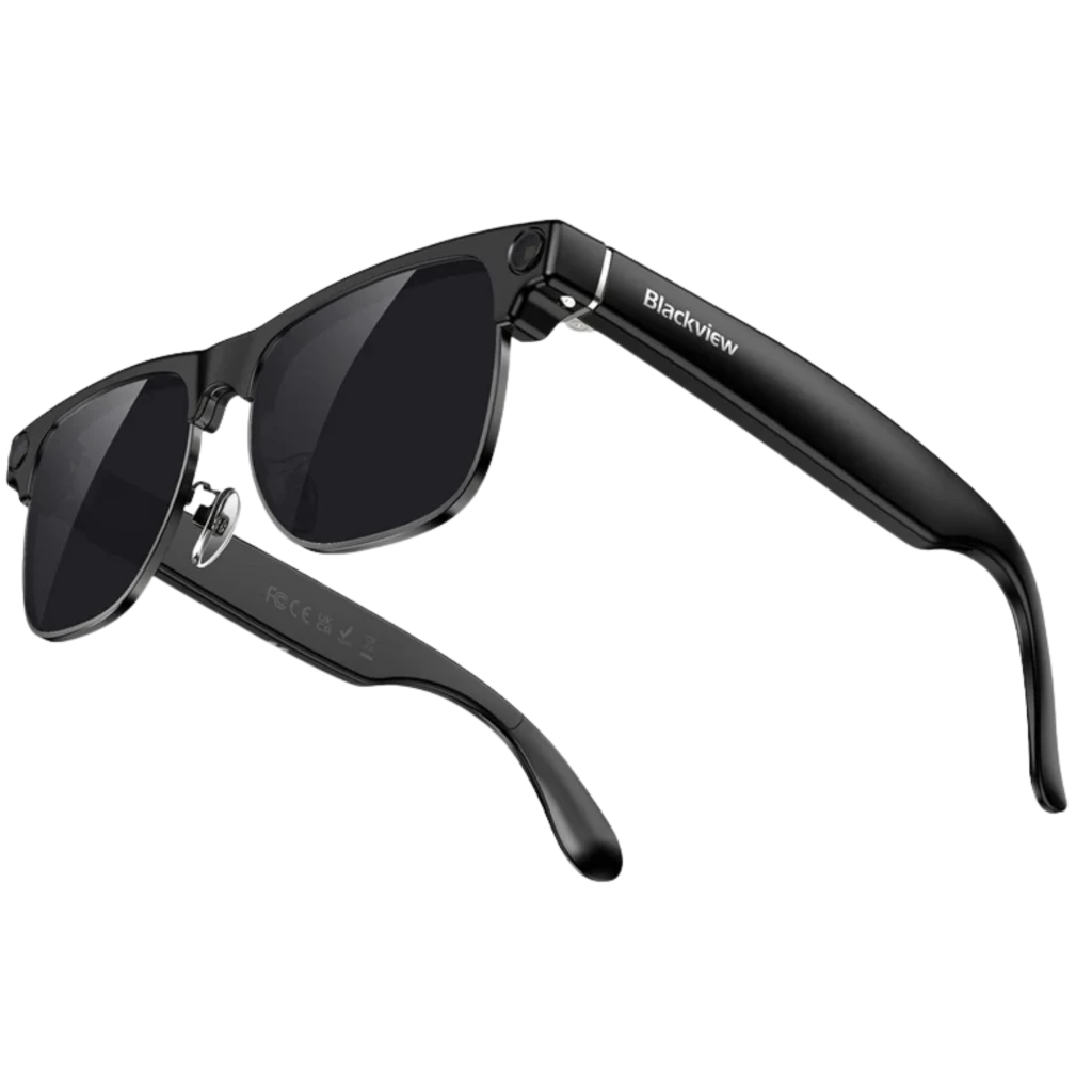 Óculos inteligentes Blackview BV200 AI com lente solar e câmara de 8 MP 2K