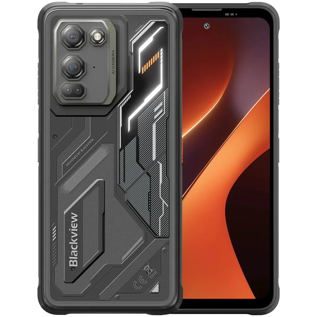 Blackview Fort 200 256 GB Preto Processador MediaTek 12 GB de RAM Dupla certificação