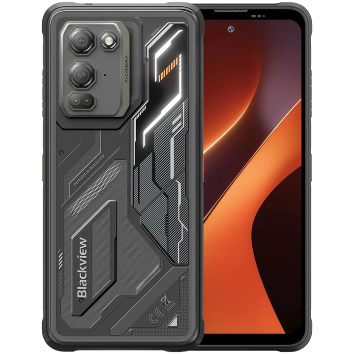Blackview Fort 200 256 GB Preto Processador MediaTek 12 GB de RAM Dupla certificação