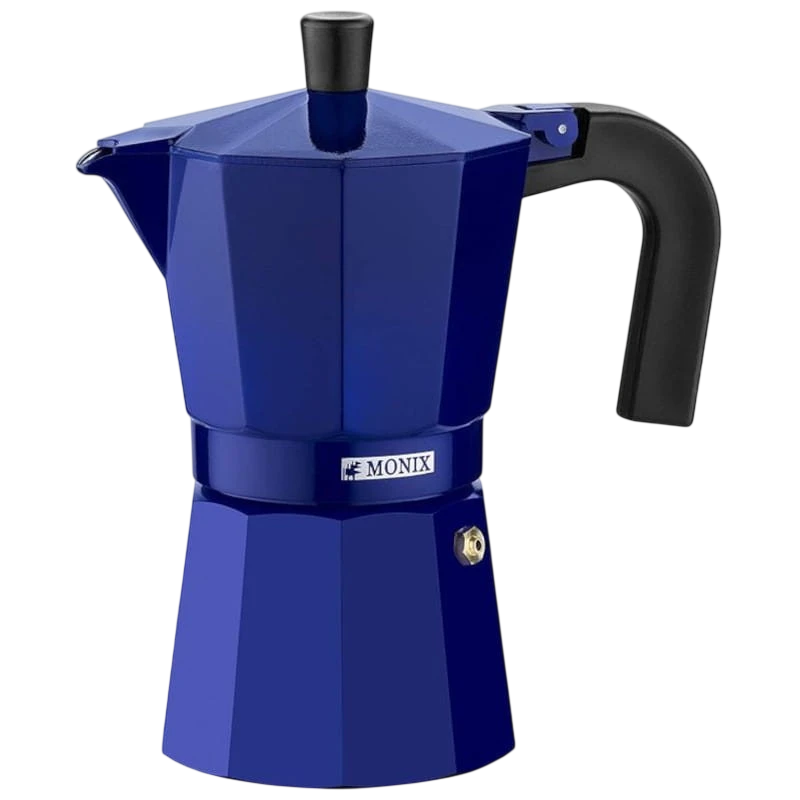Cafeteira Italiana Monix M301706 6 Xícaras Azul