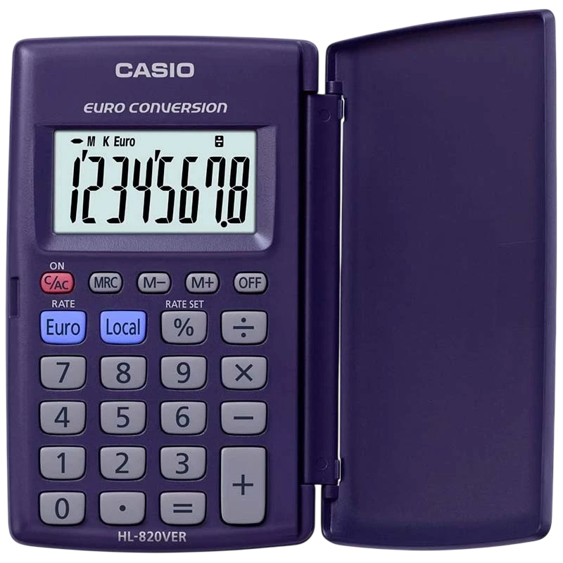 Calculadora portátil Casio HL-820VER Iberia Azul