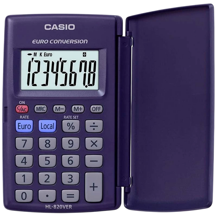Calculadora portátil Casio HL-820VER Iberia Azul