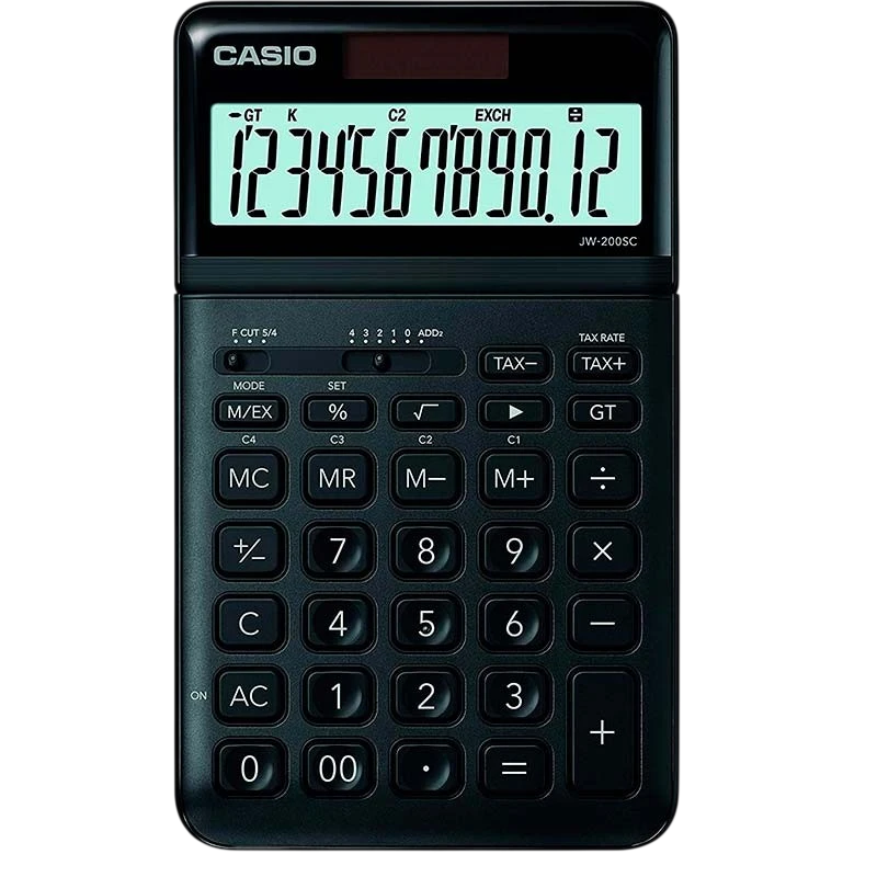 Calculadora de mesa Casio Stylish JW-200SC Iberia Preto