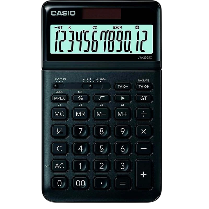 Calculadora de mesa Casio Stylish JW-200SC Iberia Preto