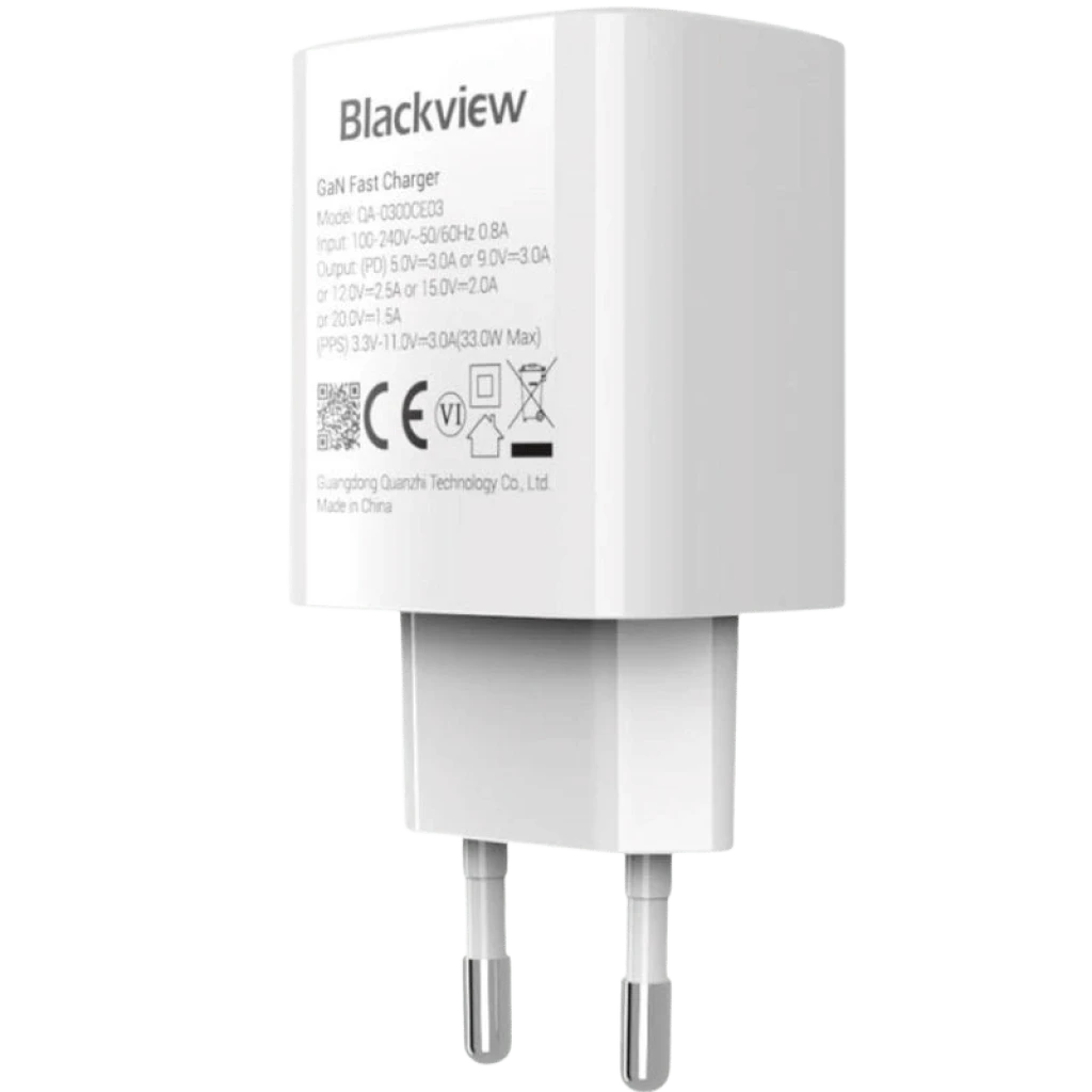 Blackview 33W USB-C carregamento rápido - Carregador de parede Pack