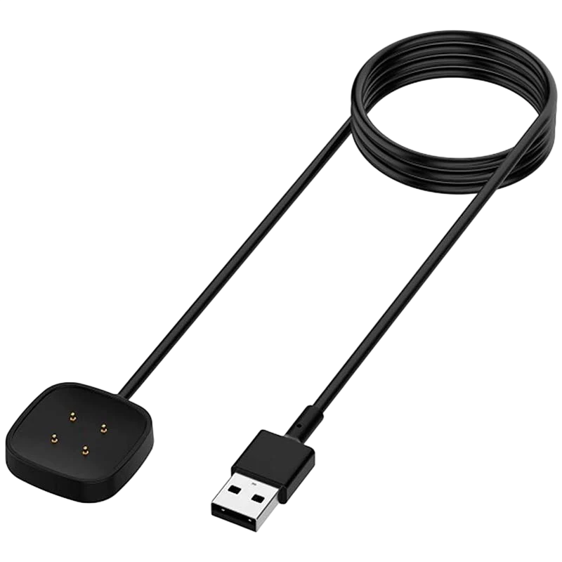 Carregador Fitbit Versa 3 / Versa 4 Preto