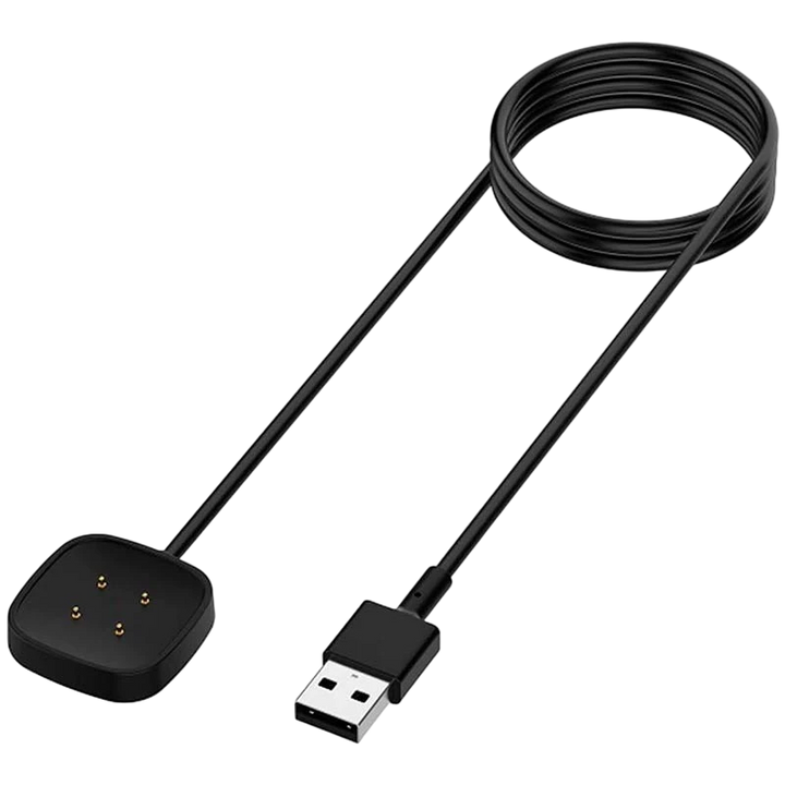Carregador Fitbit Versa 3 / Versa 4 Preto