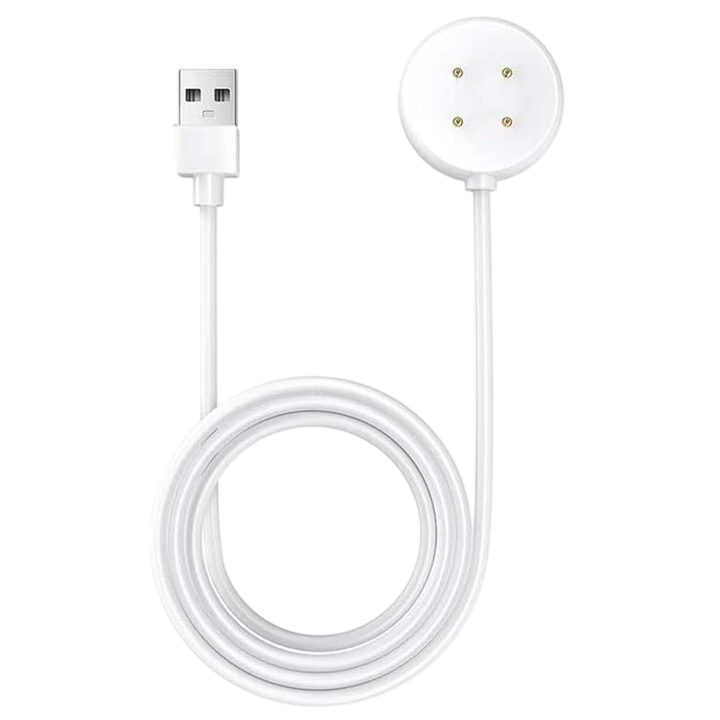 Carregador para Google Pixel Watch 3 / Pixel Watch 2 / Fitbit Versa 4 / Versa 3 Branco USB-A Compatível