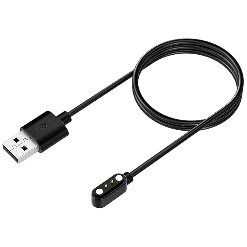 Carregador para Mibro Watch C3 / T2 / C2 / Lite2 Preto Compatível
