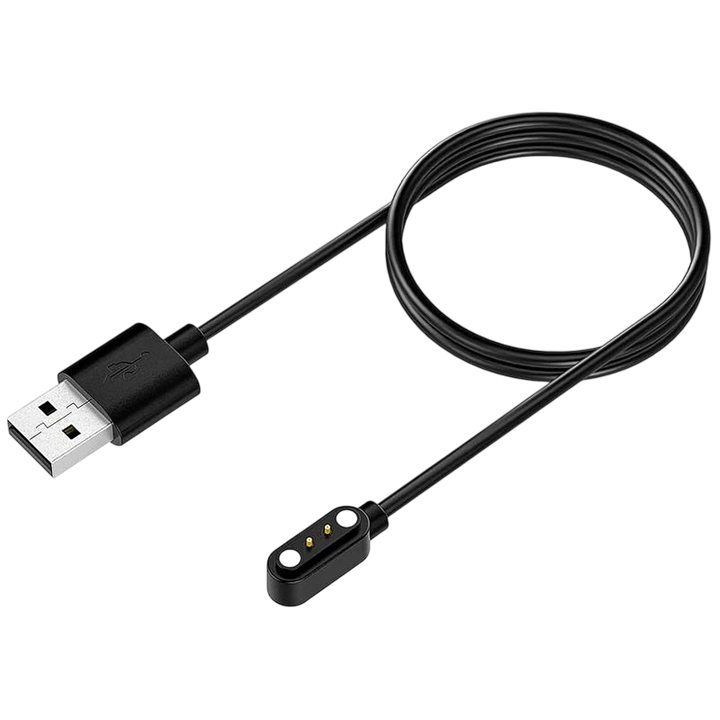 Carregador para Mibro Watch C3 / T2 / C2 / Lite2 Preto Compatível