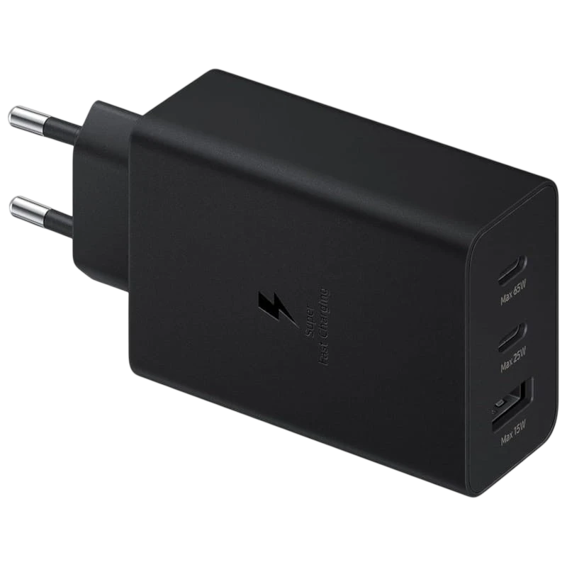 Carregador Samsung EP-T6530 Trio 65W Preto