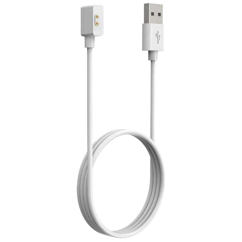 Carregador Xiaomi Smart Band 10 Pro / 10 / 9 Pro / 9 Active / 9 / 8 Pro / Redmi Watch 6 / 5 Branco
