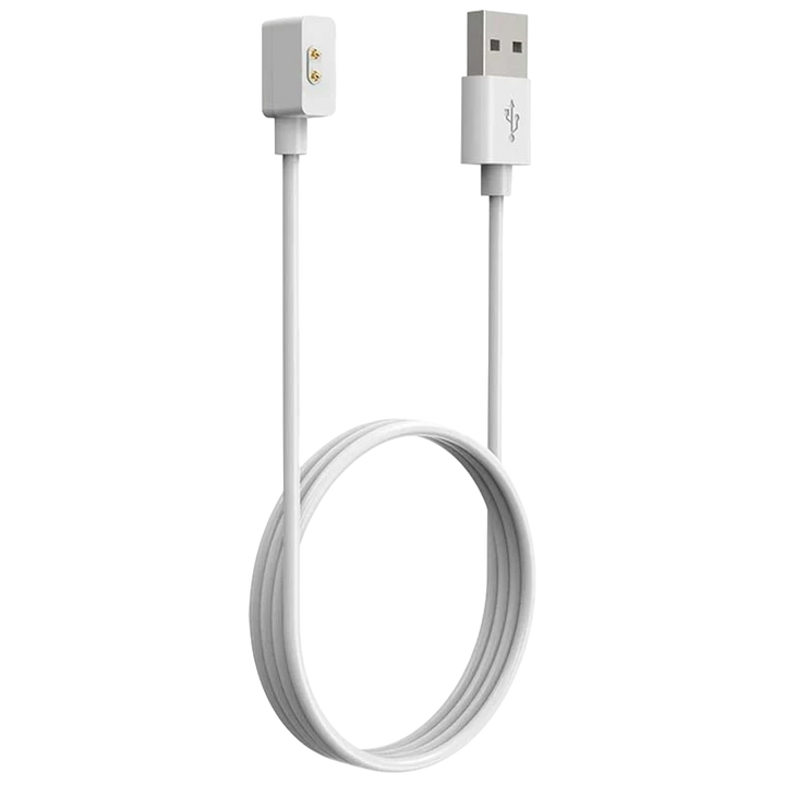 Carregador Xiaomi Smart Band 10 Pro / 10 / 9 Pro / 9 Active / 9 / 8 Pro / Redmi Watch 6 / 5 Branco