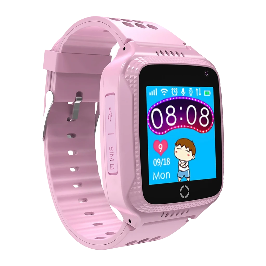 Celly KIDSWATCH 1.44 polegadas Rosa Botão SOS Câmara incorporada GPS integrado
