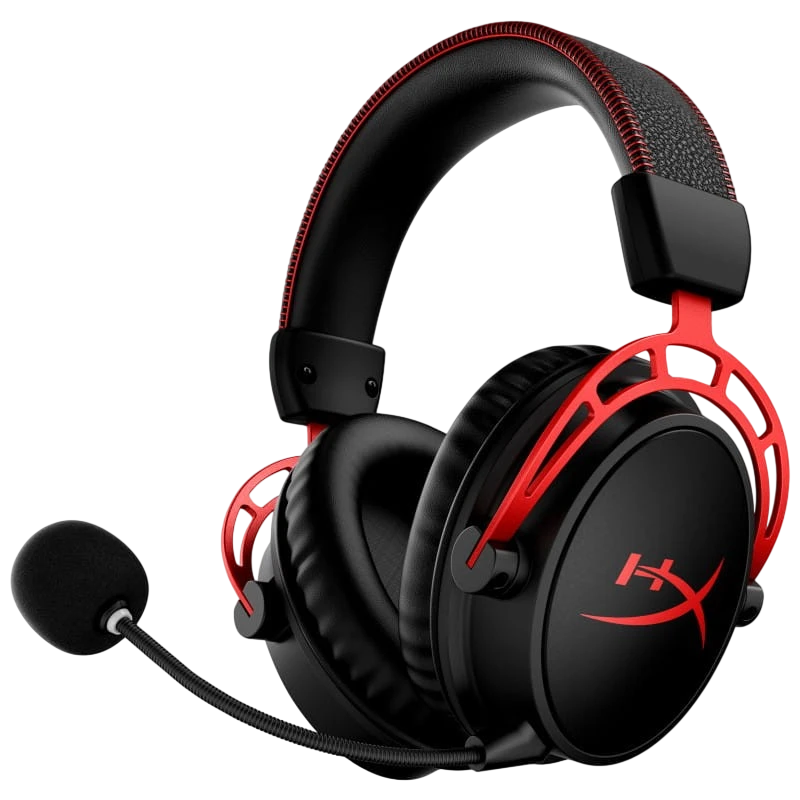 HyperX Cloud Alpha Preto e Vermelho com Wireless
