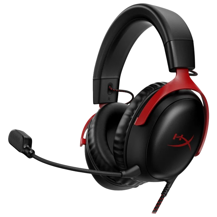 HyperX Cloud III Preto e Vermelho
