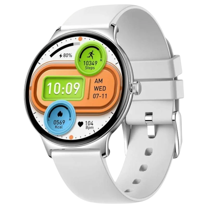 Colmi V89 Bracelete em Silicone Prata - Relógio Inteligente