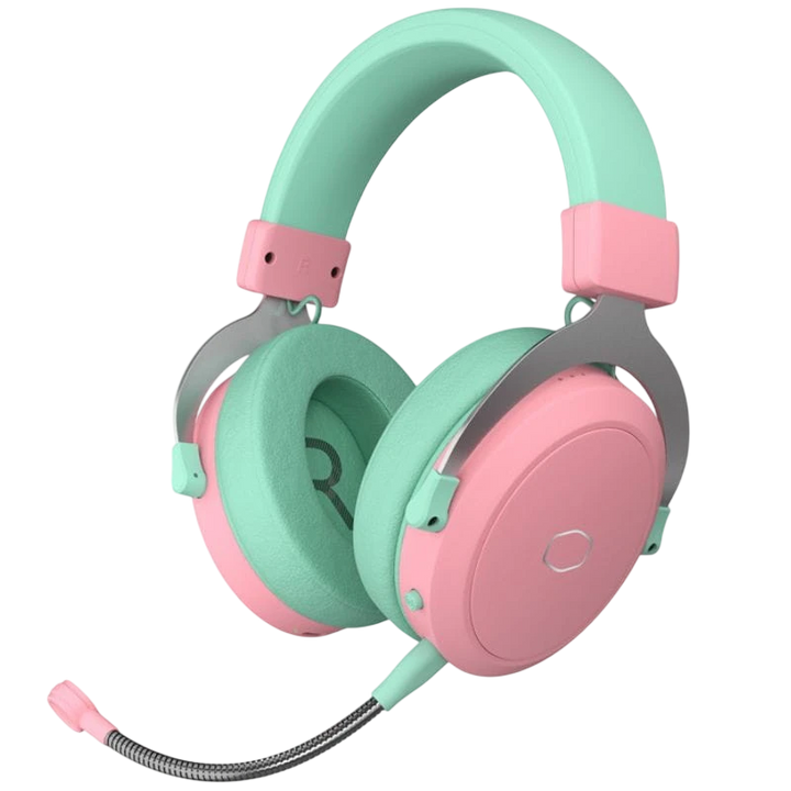 Cooler Master CH351-MC Rosa/Verde - Auscultadores para jogos