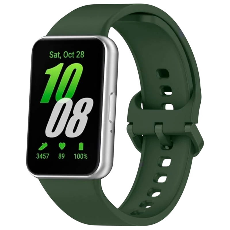 Pulseira de silicone Samsung Galaxy Fit 3 Verde Escuro