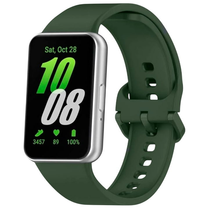 Pulseira de silicone Samsung Galaxy Fit 3 Verde Escuro
