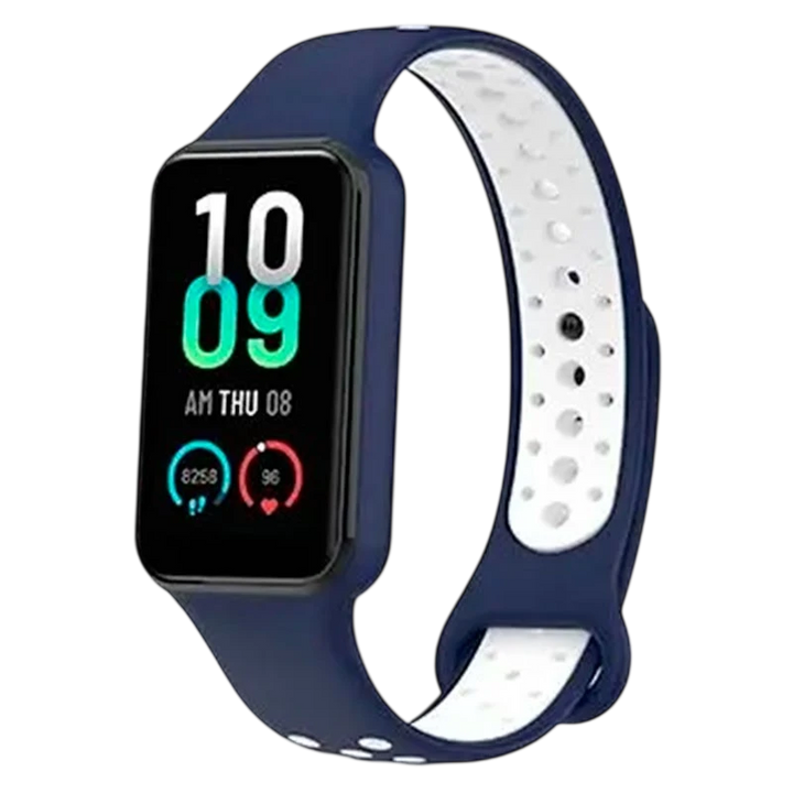 Pulseira Xiaomi Mi Smart Band 8 Active / Redmi Smart Band 2 Dual Color Azul+Branco