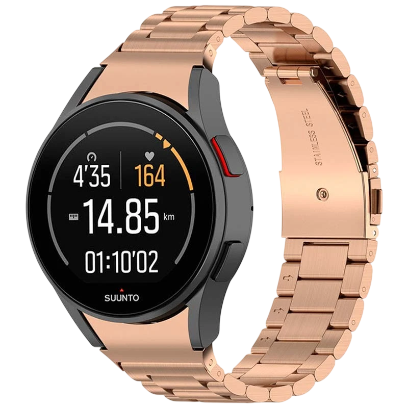 Pulseira Metal Elos Samsung Galaxy Watch 4/5/6 Dourado Rosa