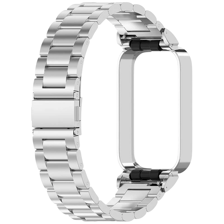 Pulseira Metal Elos Xiaomi Mi Smart Band 9 Active / Redmi Smart Band 3 Prateado