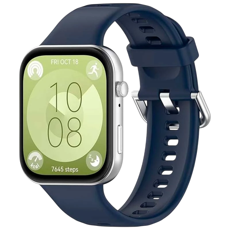 Pulseira de silicone Huawei Watch Fit 5 / 5 Pro  Azul Escuro