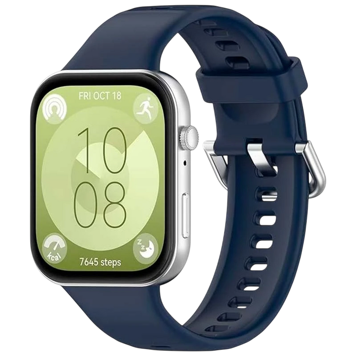 Pulseira de silicone Huawei Watch Fit 5 / 5 Pro  Azul Escuro