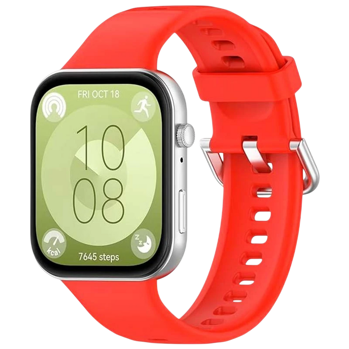 Pulseira de silicone Huawei Watch Fit 3 Vermelho