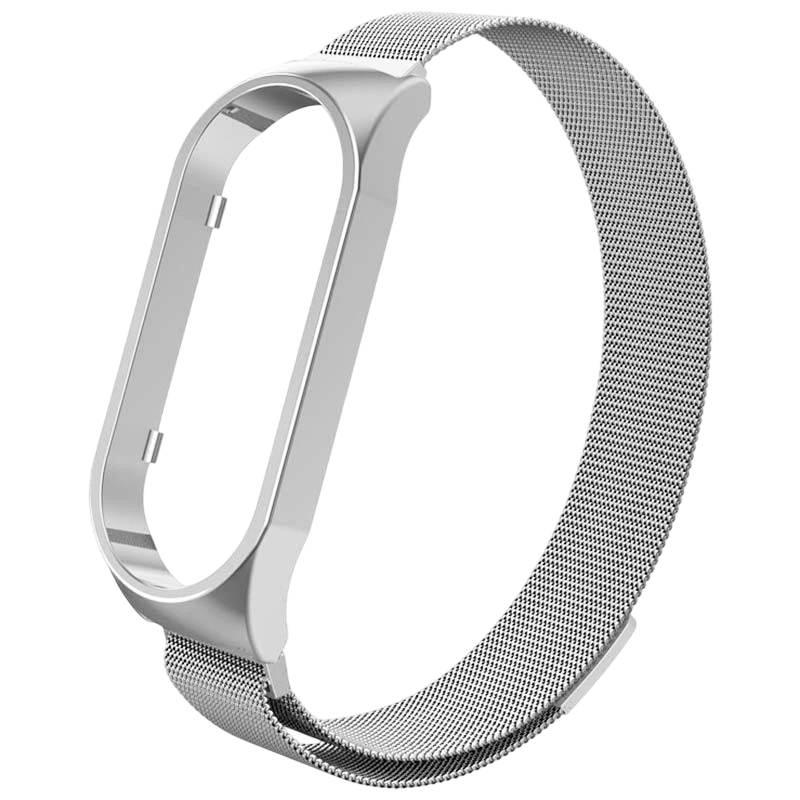 Pulseira Xiaomi Smart Band 7 Milanesa Magnética Prateado