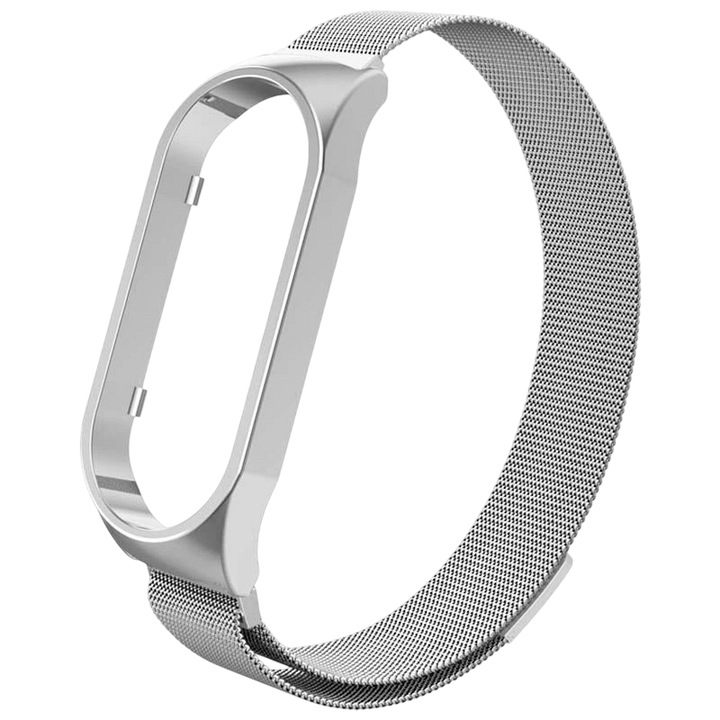 Pulseira Xiaomi Smart Band 7 Milanesa Magnética Prateado