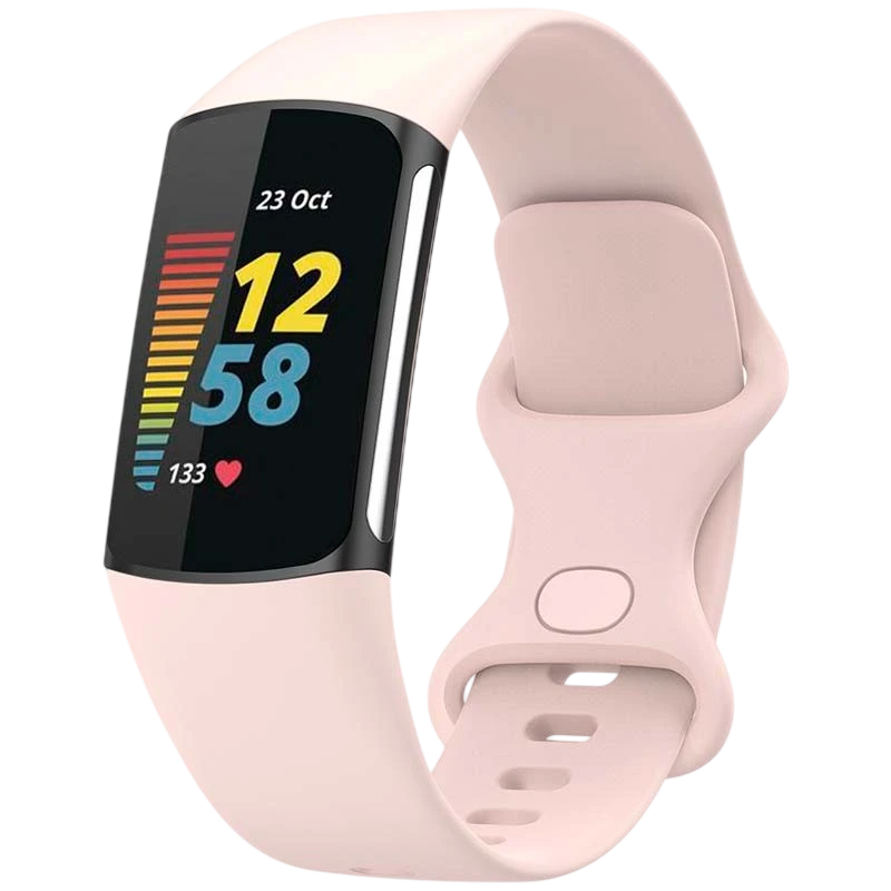 Pulseira de silicone Fitbit Charge 5 / Charge 6 Rosa