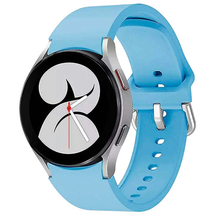 Pulseira de silicone Samsung Galaxy Watch 4/5/6 Azul Claro