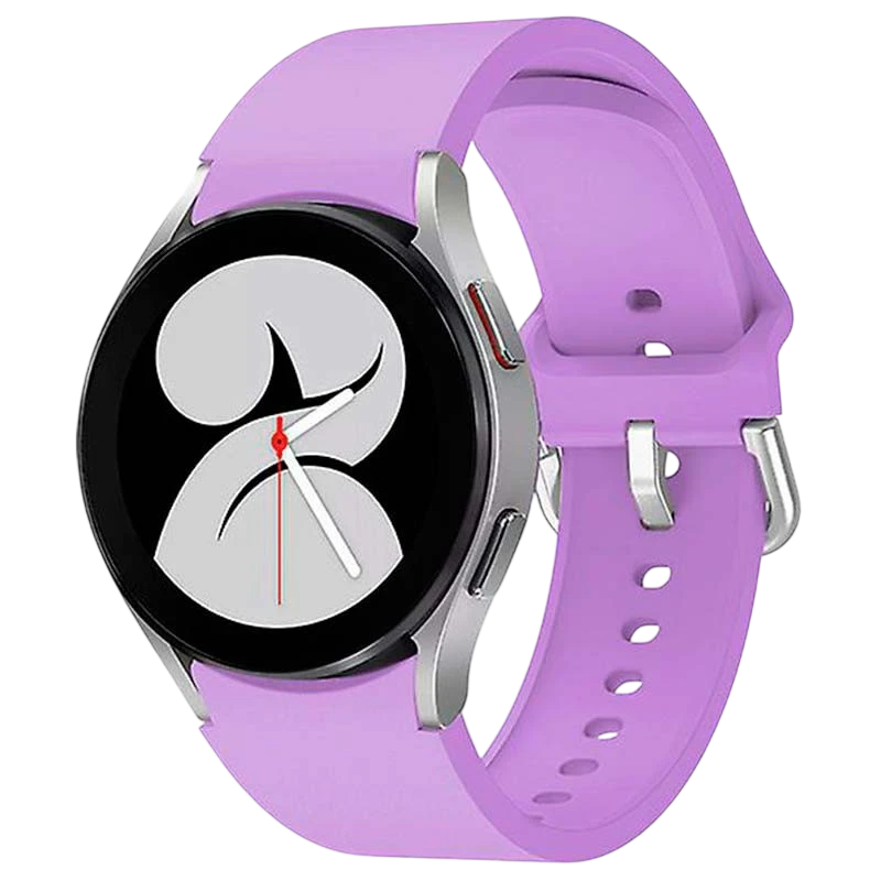 Pulseira de silicone Samsung Galaxy Watch 4/5/6 Roxo