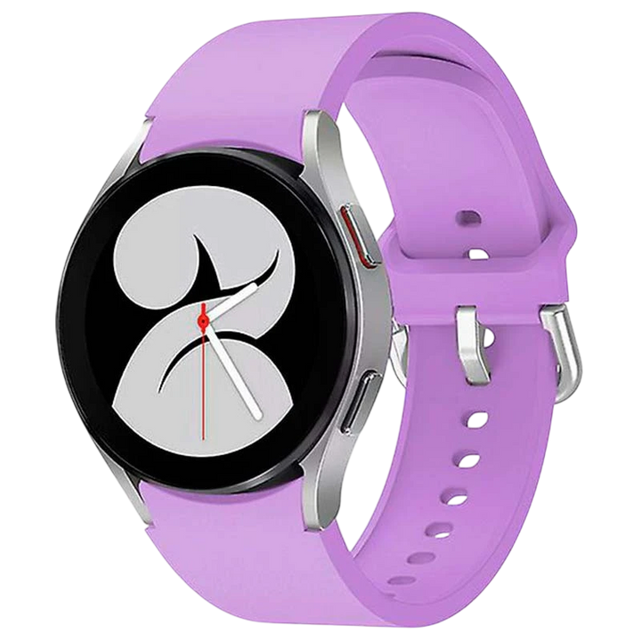 Pulseira de silicone Samsung Galaxy Watch 4/5/6 Roxo