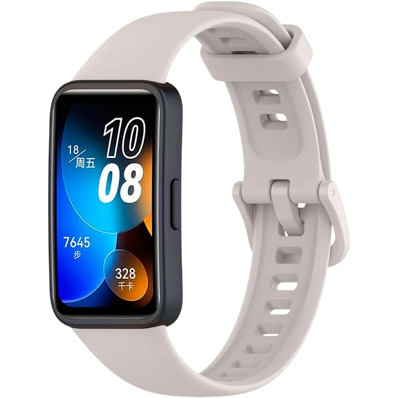 Pulseira Huawei Band 8 / Huawei Band 9 / Honor Band 9 Silicone Cinzento Claro