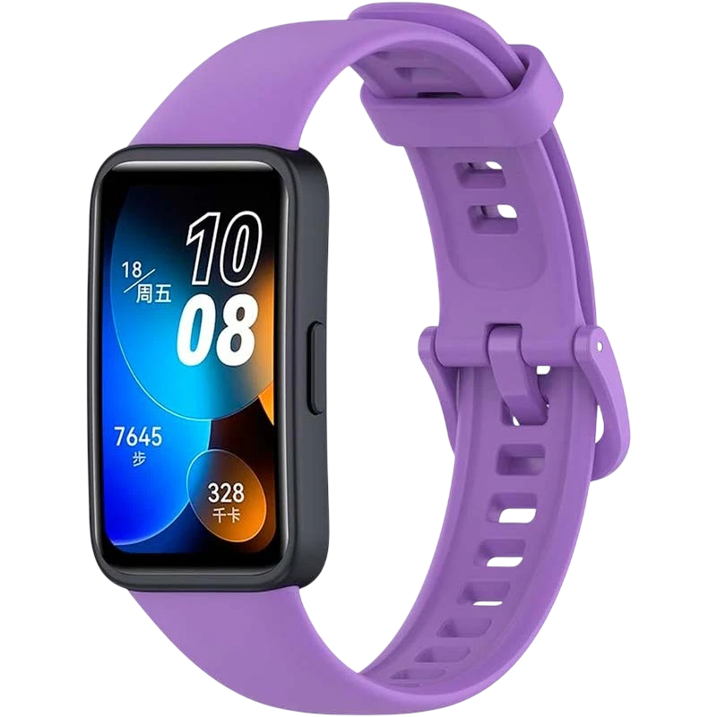 Pulseira Huawei Band 8 / Huawei Band 9 / Honor Band 9 Silicone Roxo
