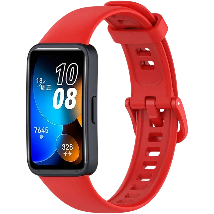 Pulseira Huawei Band 8 / Huawei Band 9 / Honor Band 9 Silicone Vermelho