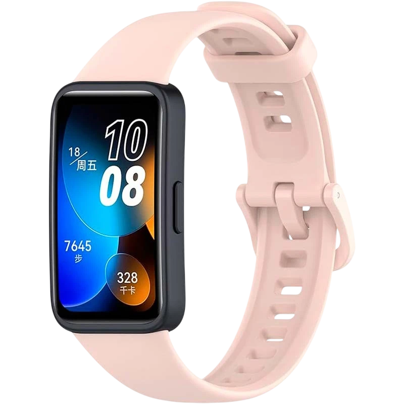 Pulseira Huawei Band 8 / Huawei Band 9 / Honor Band 9 Silicone Rosa