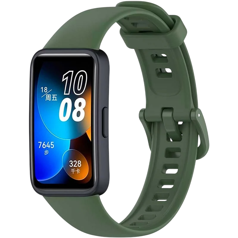 Pulseira Huawei Band 8 / Huawei Band 9 / Honor Band 9 Silicone Verde Escuro