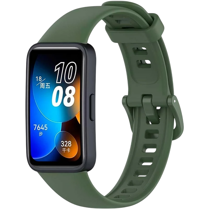 Pulseira Huawei Band 8 / Huawei Band 9 / Honor Band 9 Silicone Verde Escuro